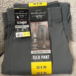 New The Original Weatherproof Vintage Teach Pants Straight Fit 32/30 NWT